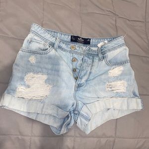 Hollister Light Wash mom Jeans